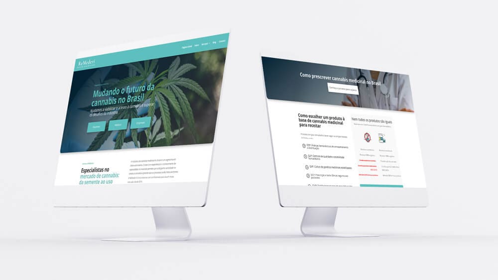 Remederi-Mockup- iMac Mockup of Remederi Website